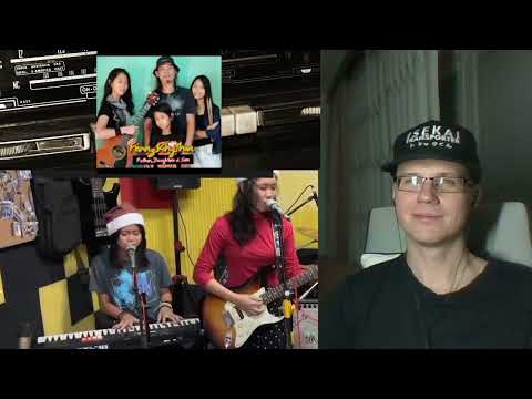 Reaction - HAPPY CHRISTMAS (War is Over) COVER @FRANZRhythm Family Band (Father & Kids)