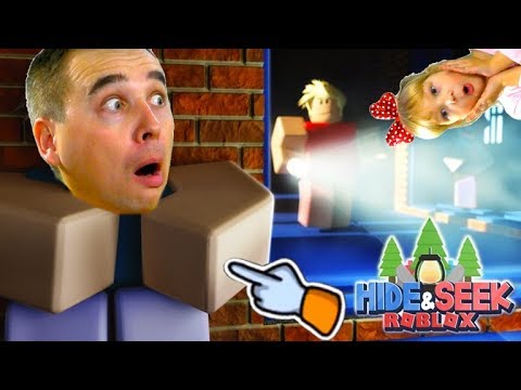NEW SECRET HIDE and seek - Infection! ROBLOX Hide and Seek Play Daddy and Daughter
