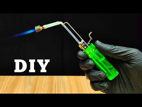 How to make a small and SHARP Torch - Lighter into Torch!