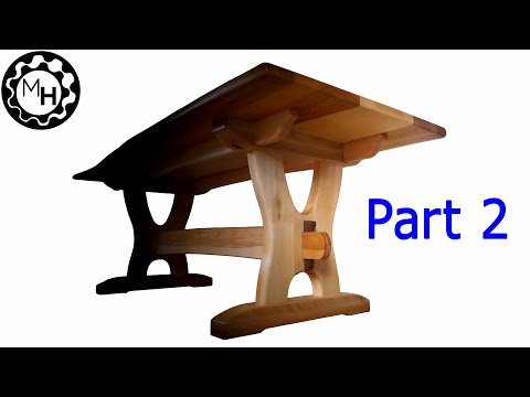 Dining Table Base with 100% WOODEN Joinery