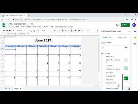 How to Create a Dynamic Monthly Calendar in Google Sheets - Template Provided