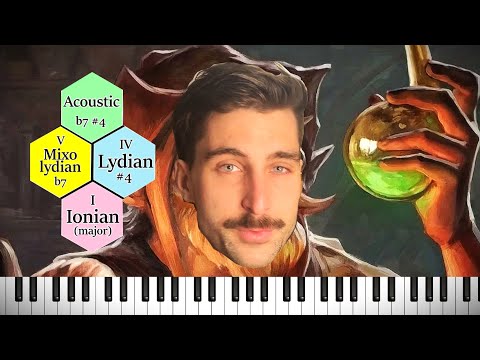 I made a PERIODIC TABLE of MODES AND SCALES!!