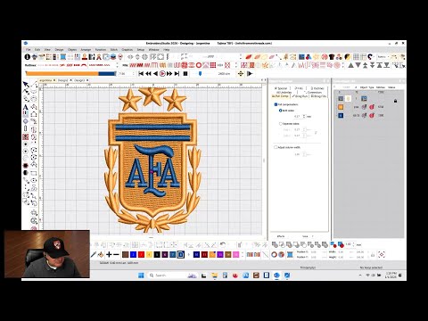 Turning JPEGS into Embroidery: 2026 Argentina National Team