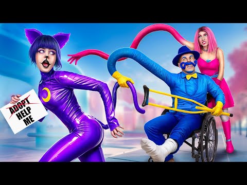 مامى لونج ليجز و دادى لونج ليجز أتبنوا كاتناب ! سمايلينج كريتيرز مقابل بوبي بلاي تايم 3 !