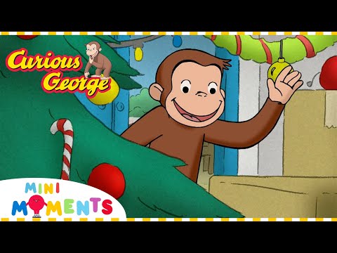 George's Christmas Display!  | Curious George | Mini Moments