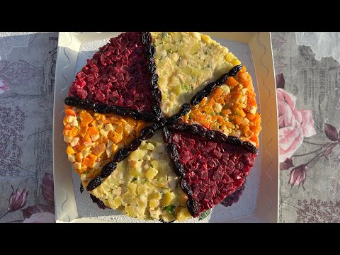 Boiled Vegetable Salad with Apple and Nuts | The Perfect Homemade Vinaigrette