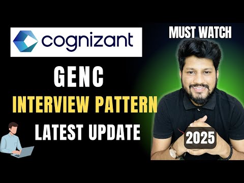 Cognizant GenC Interview Pattern 2025🔥 Full Breakdown | Crack GenC Interview in One Shot!