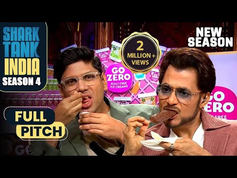 Shark Peyush पहले भी चख चुके हैं 'Go Zero' की Ice-Cream! | Shark Tank India S4 | Full Pitch