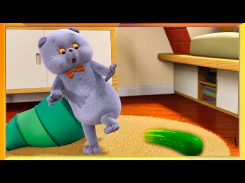 😺 Кот Басик - 🥒 Огурец  (9 серия) | Приколы про котика - Весёлые мультики для детей