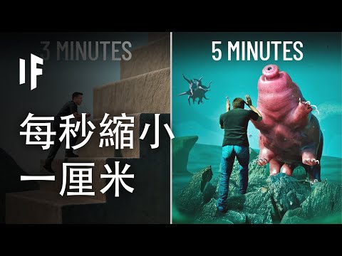 如果你每秒縮小1厘米怎麼辦？【中文字幕】｜大膽科學