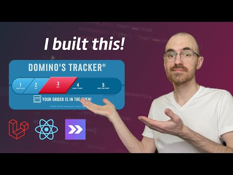 I built a pizza tracker with Laravel, React, and Inertia | Full Stack Tutorial