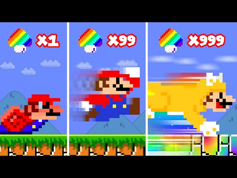 Super Mario Bros. But Wonder Rainbow Seed = FASTER Mario... | ADN MARIO GAME