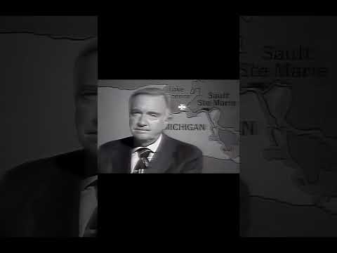 The Edmund Fitzgerald Sinks: News Bulletin (1975) #edmundfitzgerald #newsarchive #shorts