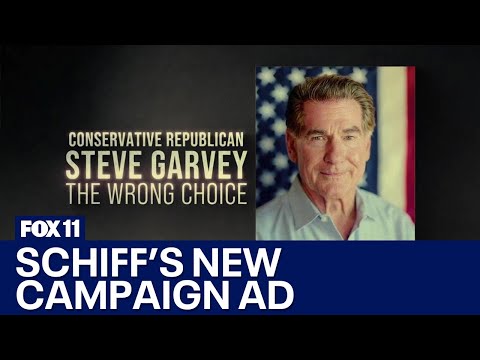 Adam Schiff's new campaign ad takes aim at Steve Garvey