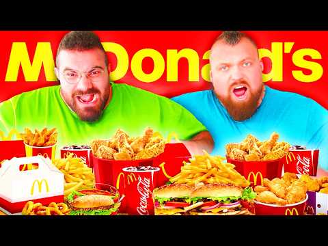 Eating the ENTIRE McDonald’s MENU!!! Ft. Tuna Tavus