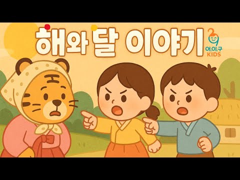 해와 달 이야기ㅣ한국 전래동화ㅣ어.이.구KIDS