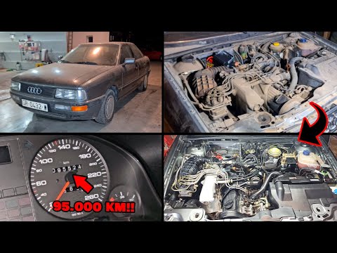 RESCATO un Audi 90 con solo 95.000km y dejo el  MOTOR como NUEVO💥