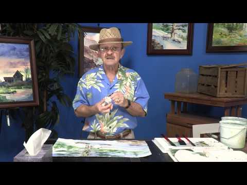 How to Paint Winter in Yellowstone in Watercolors w/ Tom Jones - JerrysArtarama.com