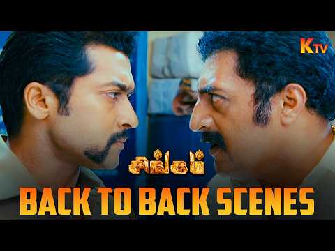 Singam Movie Back to Back Scenes | Suriya | Anushka Shetty | Vivek | Prakash Raj | KTV