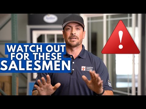 WATCH OUT For Window & Door Salesmen (scammers)