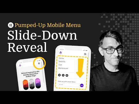 Unbelievable Slide-Down Menu Reveal - Elementor