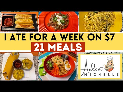 I ATTEMPTED TO EAT FOR A WEEK ON $5 | FRUGAL MEALS
