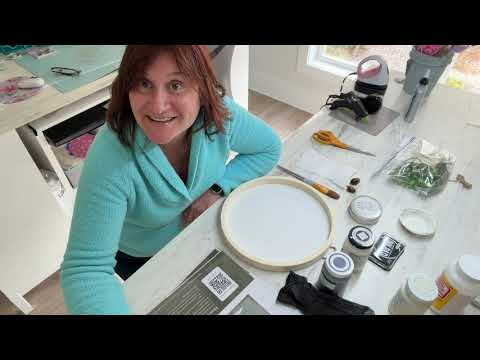 DIY Crafting With Essential Stencil Transfers Tutorial With Kim From Expression Artworks