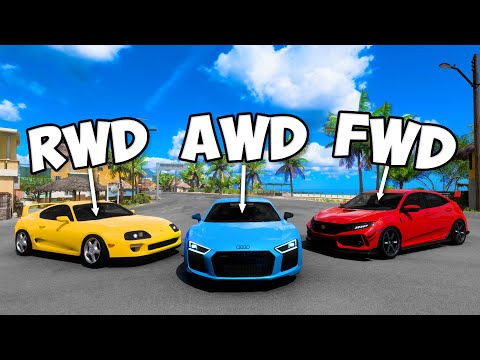 Forza, but the DRIVETRAIN is Randomized