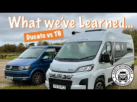 Winter travel: Fiat Ducato vs VW T6- what we have learned so far...