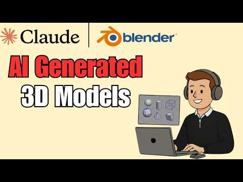Generate 3D Models with Claude MCP + Blender (Step-by-Step)