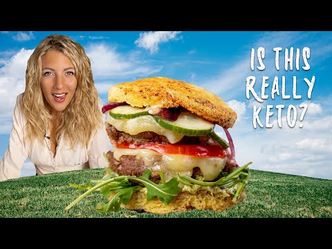 Juicy KETO BURGER that Tastes Just Like a REAL Burger! 🍔