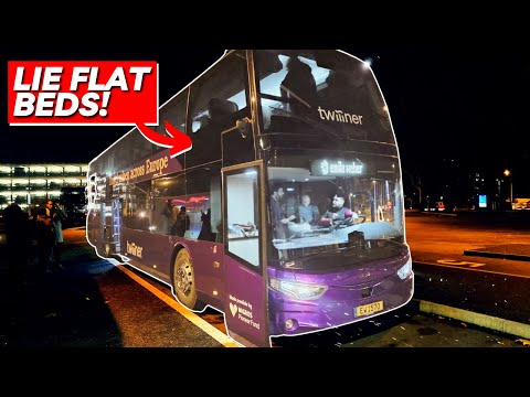 I rode Europe's BRAND NEW first class sleeper bus