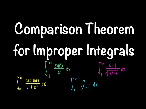 The Comparison Theorem for Improper Integrals | Step by Step Explanation | Math with Professor V