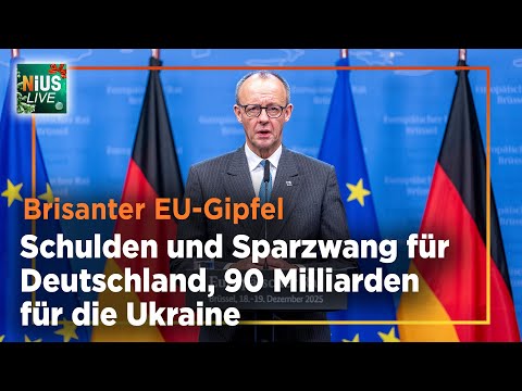 Merz scheitert in Brüssel: EU gibt der Ukraine einen Mega-Kredit | NIUS Live vom 19. Dezember 2025