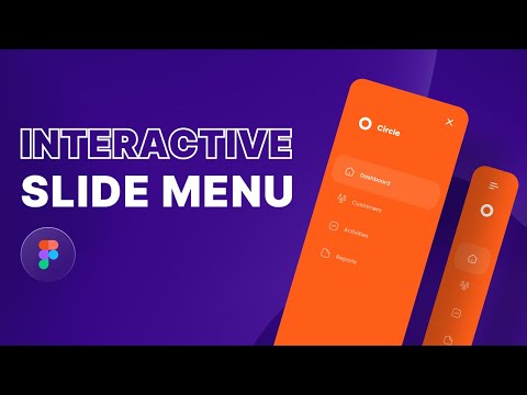 Create an Animated Slide Menu in Figma