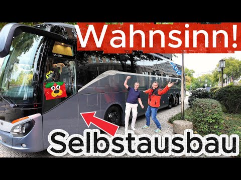From tour bus to luxury campervan for 6 people! 😲