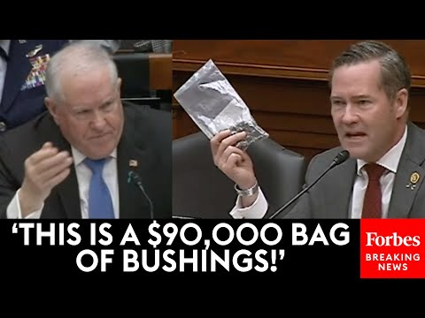 VIRAL MOMENT: Michael Waltz Confronts Air Force Officials With Staggeringly Expensive Components