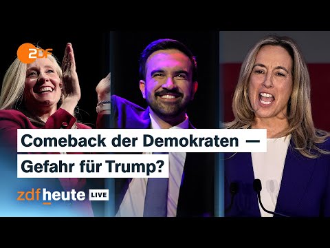 Democratic election successes in the US: How strong is Trump's support? | ZDFheute live