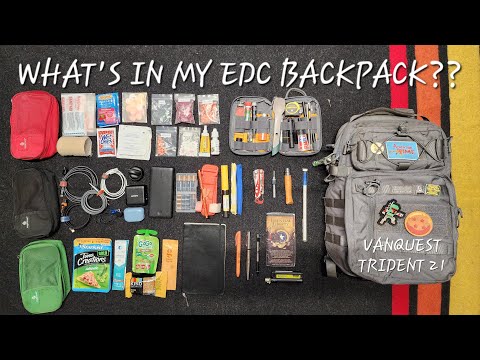 EDC Backpack - What's in my Everyday Carry Backpack? Vanquest Trident 21 Tour