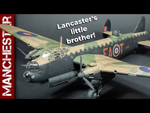 Avro Manchester 1/72 scale model kit (Airfix Lancaster & Blackbird resin conversion)