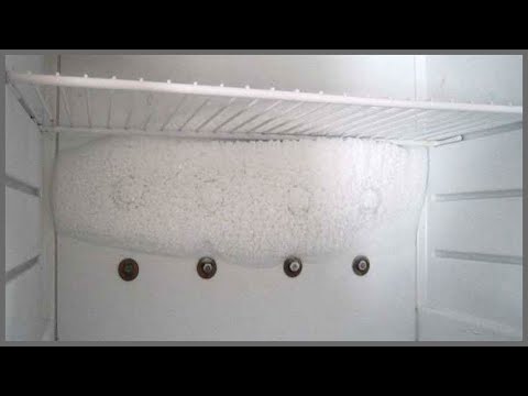 Почему намерзает лёд на задней стенке холодильника