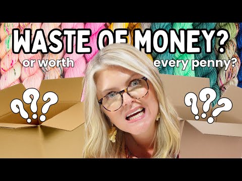 Are MYSTERY YARN Boxes a TOTAL WASTE of Money? My HONEST Review of 5 POPULAR Boxes