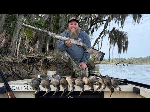 Primitive Camping & Hunting the Low Country of South Carolina - Marsh Hen Catch n Cook