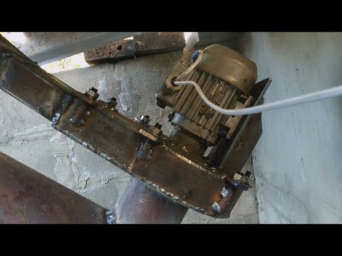 Homemade smoke exhauster for the boiler