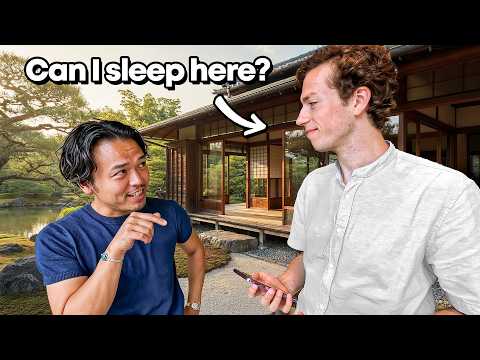 Asking Millionaires in Japan to Sleep in THEIR Home