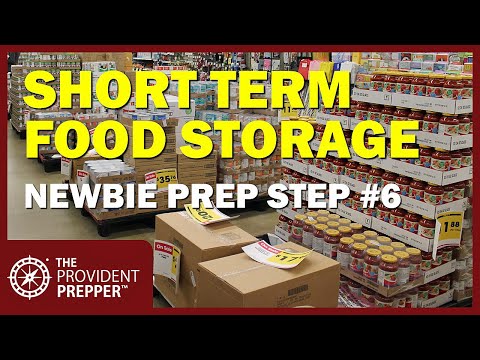 Newbie Prepper Step 6 – Building Short Term Food Storage