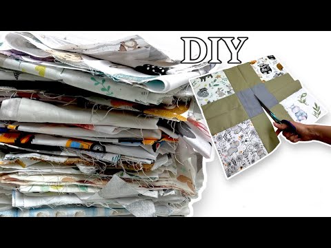 😮 Это потрясающая фантазия из лоскутков и остатков ткани - Трансформируемая Волшебная Коробка.