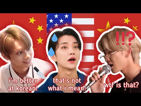 seventeen foreign line vs. the korean language