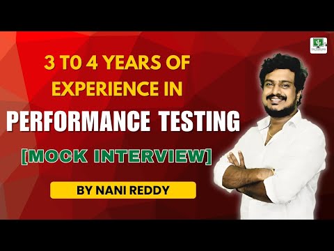 Performance Testing Mock Interview JMeter Questions By Nani Reddy | Veda technologies