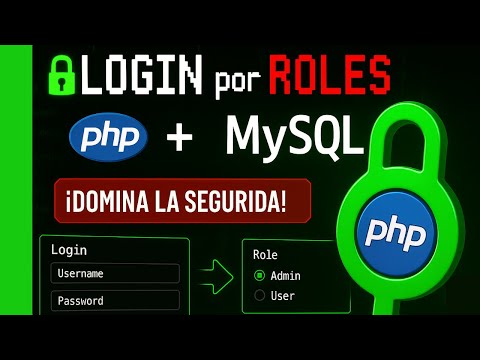 COMO HACER UN LOGIN POR ROLES EN PHP COMPLETO  - PHP Y MYSQL